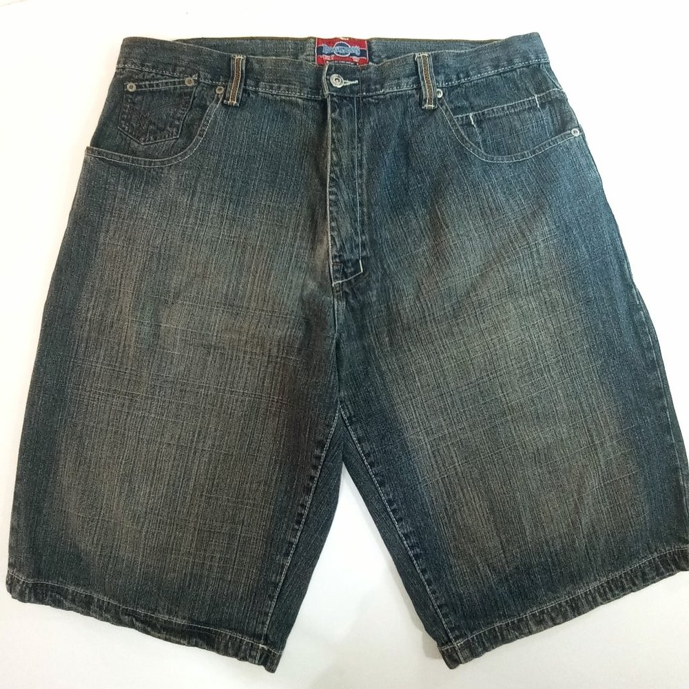 Pascali Jeans  Men's Casual Loose Fit Comfortable Blue Jean Shorts size …